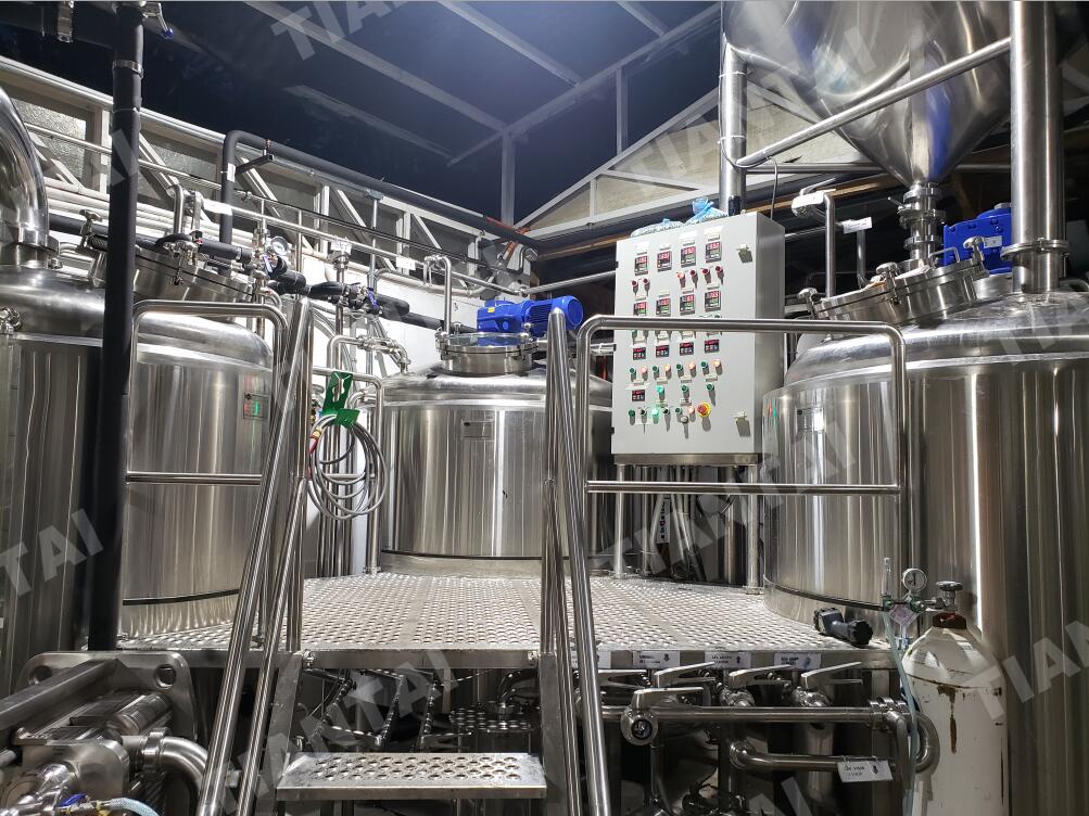 TIANTAI 15BBL brewery equipment brewing system in chile